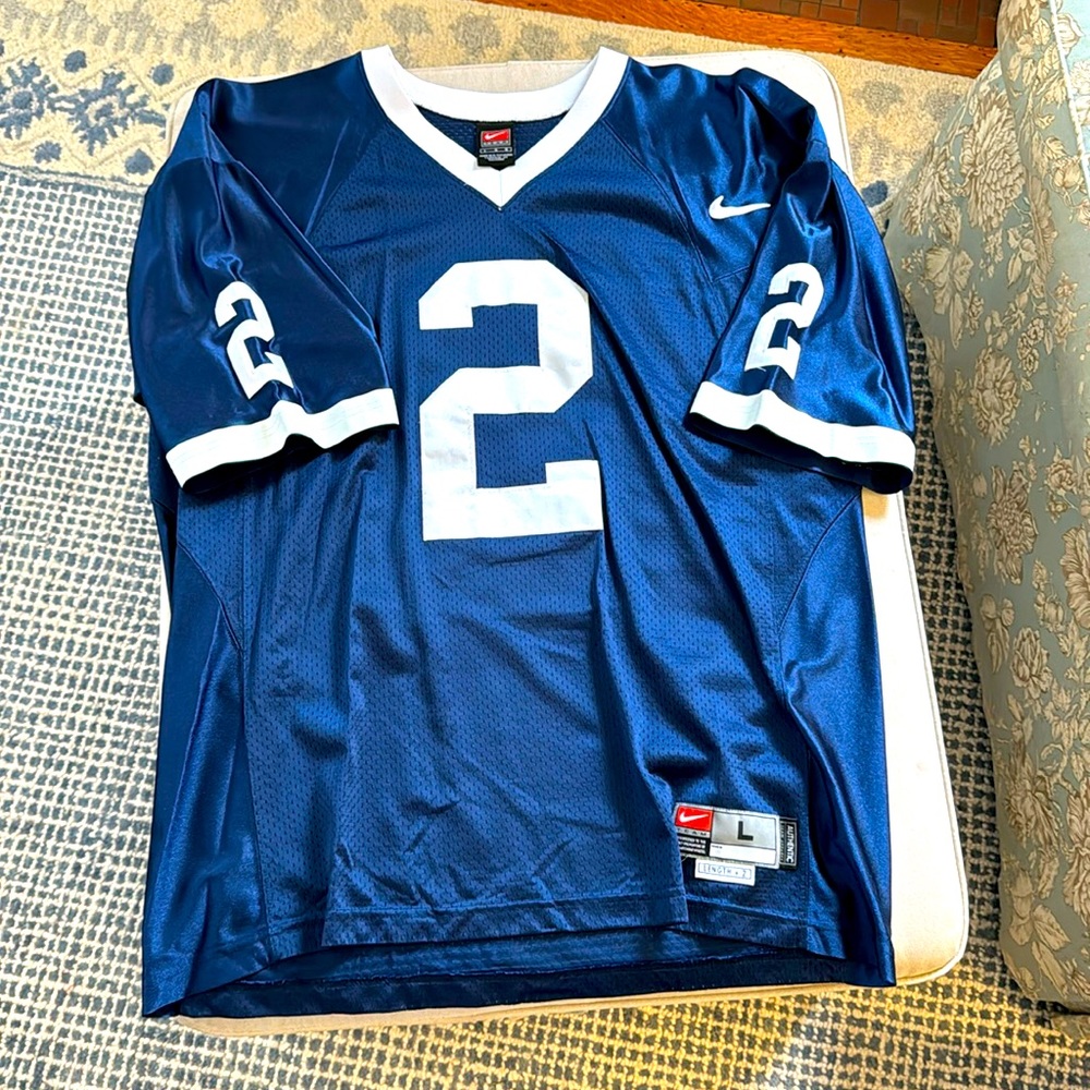 Authentic Nike Penn State Navy Football Jersey Size L #2